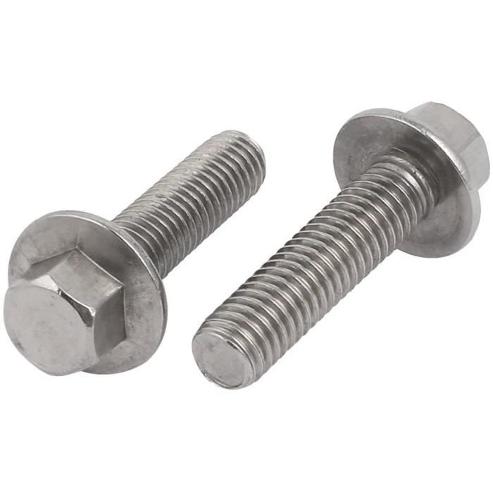 Boulon A Embase - Map M8X30Mm Acier Inox 304 Tête Hex - Cdiscount Bricolage