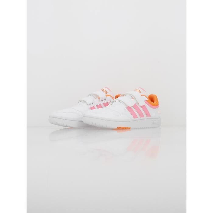 Chaussures scratch Hoops 3.0 cf c Adidas Enfant Fille Blanc Multisport Basket ball
