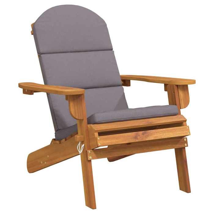 Fauteuil De Jardin Avec Accoudoirs En Acacia Huilé - Bois Clair
