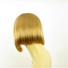 Perruque Courte Carré Brenda Brun Méché Doré - Synthétique - Taille M - Neuf Avec étiquettes