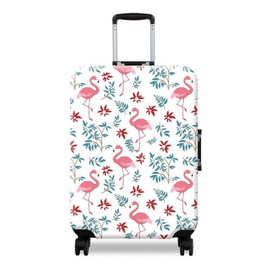 Housse de valise à motifs - 65 x 75 cm - Rose