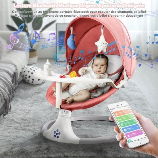 Generic Balançoire bébé électrique avec télécommande – Relax