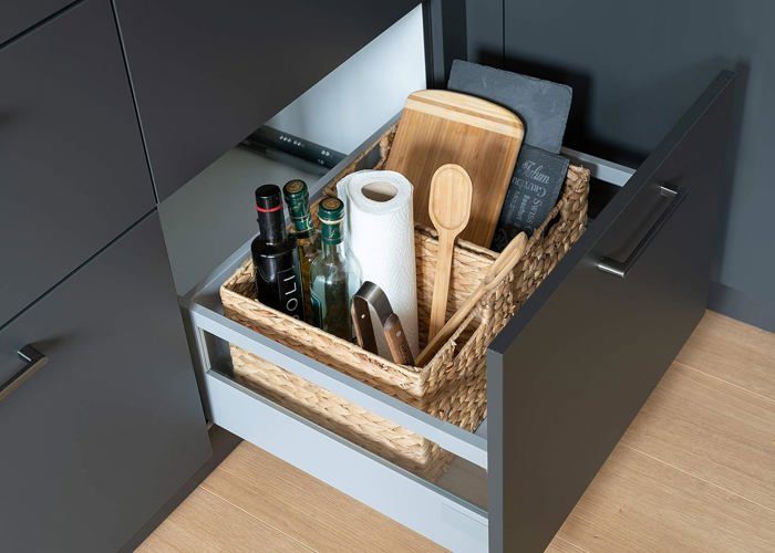 Lot De 2 Paniers De Rangement Pour Étagère - Jacinthe D'Eau Naturelle - 36cm - Style Billy, Basko - Naturel