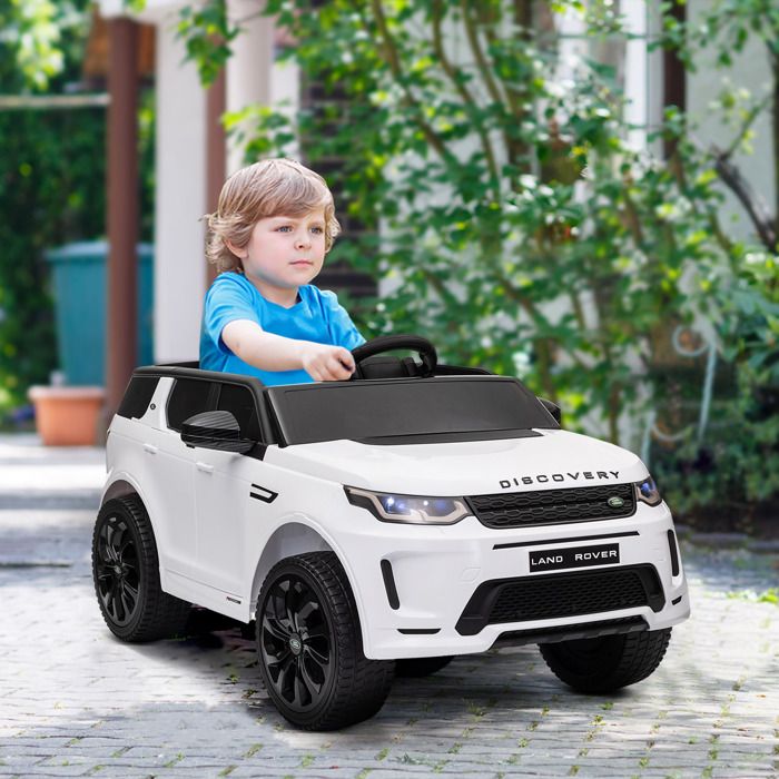 Macchina Elettrica Per Bambini AIYAPLAY Land Rover Discovery 12V – Telecomando 2.4G, 2 Motori, Sospensioni, Per Bimbi 3-6 Anni, Velocità 2.5-4.5 Km/h