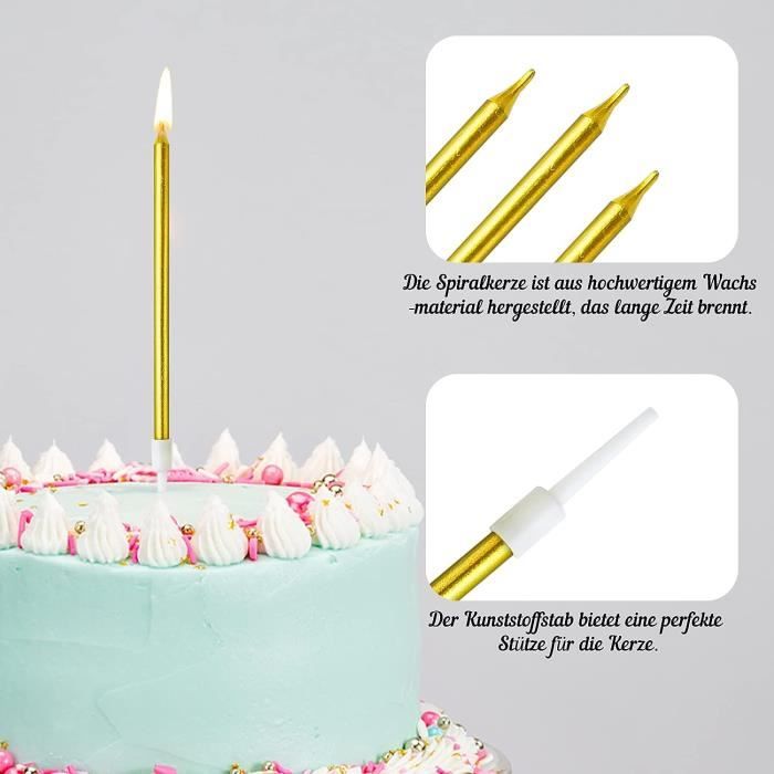 9 ans Bougies d'anniversaire numéro 9 pour anniversaire doré, convient pour  les fêtes d'anniversaire[336] - Cdiscount Maison