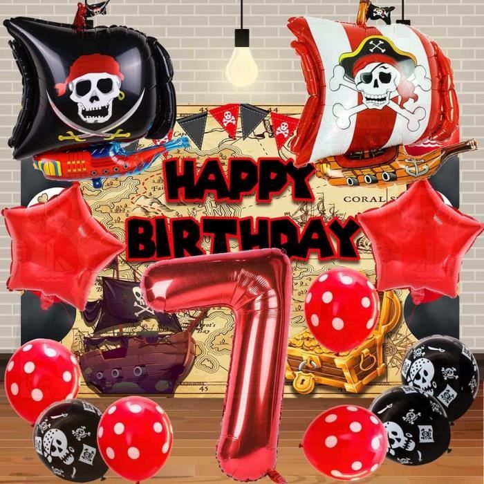 Joyeux anniversaire 7 ans Pirate