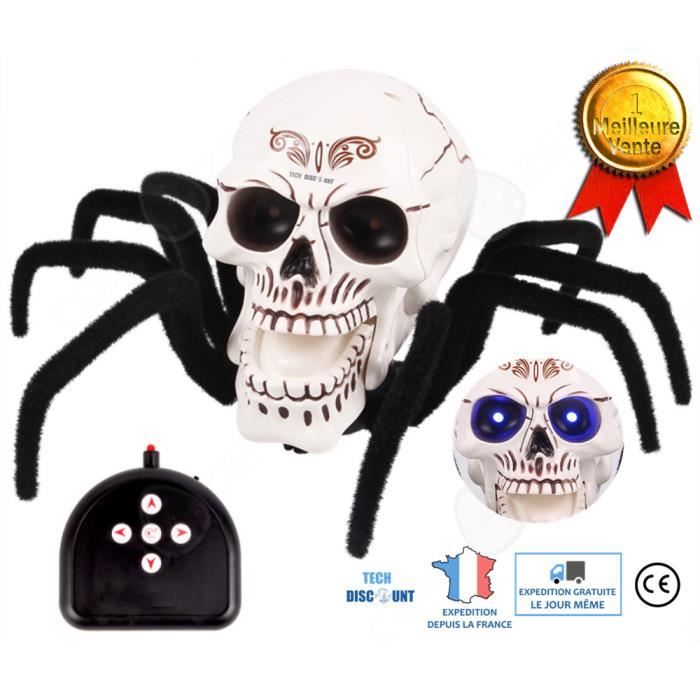 Araignée Télécommandée avec Effets Lumineux et Pulvérisation – Mario Toys Araignée Télécommandée avec Effets Lumineux et Pulvérisation – Mario Toys