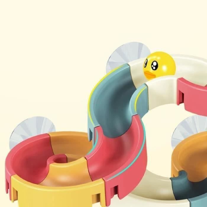 GizmoVine Jouet Bain Bébé – 9 Pièces Silicone : Tortue, Lapin, 2 Dinosaures Gicleurs, 5 Gobelets Empilables – 0-3 Ans