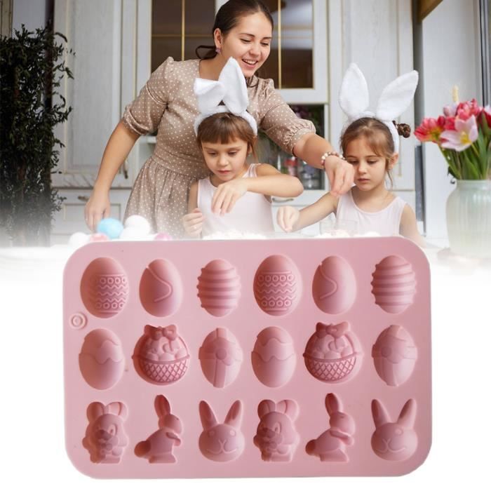 Moule En Silicone En Forme De Lapin 3D - Pour Bougies, Savons, Résine - Décoration Pâques DIY - Réutilisable Et Facile à Démouler