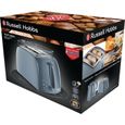 Russell Hobbs 21644-56 Toaster Grille-Pain Texture Fentes Larges - Gris-3