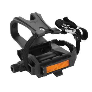 Lot De 2 Pédales Pour Vélo D'appartement - Avec Sangles De Rechange - Compatible Vélo Stationnaire, Spinning - 1