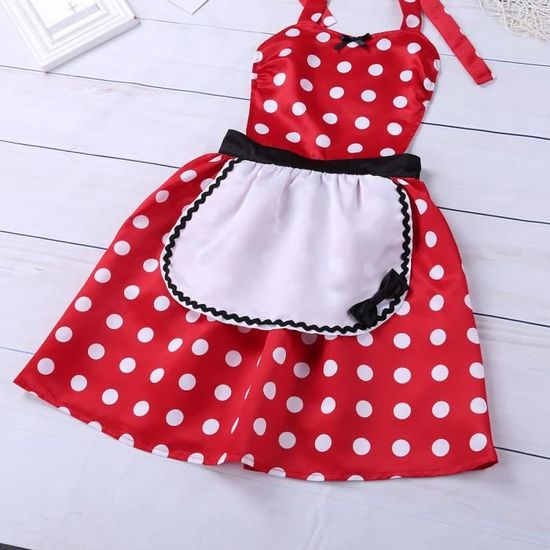 Tablier De Cuisine Vintage Femme Sexy Servante Deguise Robe Tablier A Pois Ajustable Club Hotelier Rouge Achat Vente Tablier De Cuisine Cdiscount