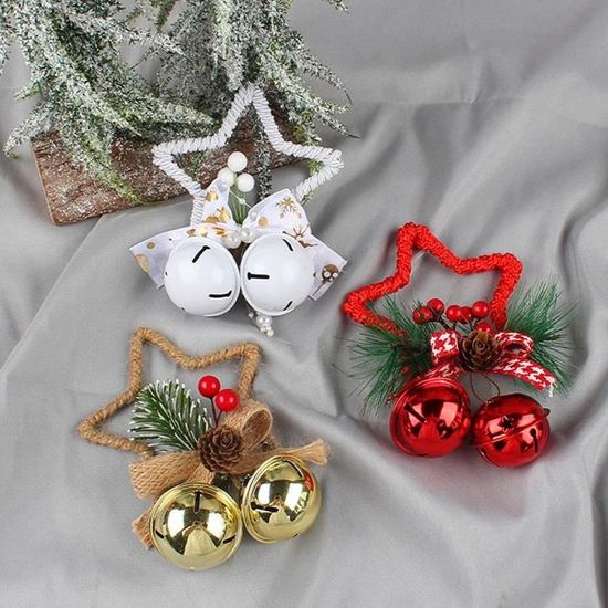 Hyakoz 100 Pcs Coloré en Métal Grelots Clochettes de Décoration Arbre de  Noël Arts Créatifs Mini Clochette Grelot pour [36] - Cdiscount