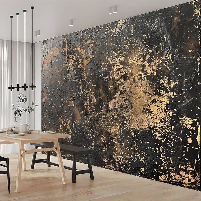 Papier Peint Panoramique Look Mural Rétro 350x256 cm Poster Geant Mural ...