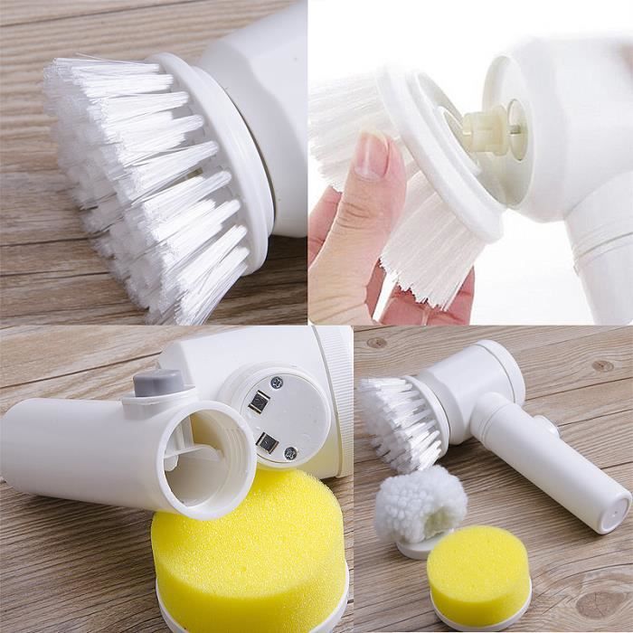 Brosse De Nettoyage à Manche Long 119cm Lalafancy - Tête Triangulaire Pivotante Pour Carrelage, Baignoire, Angles