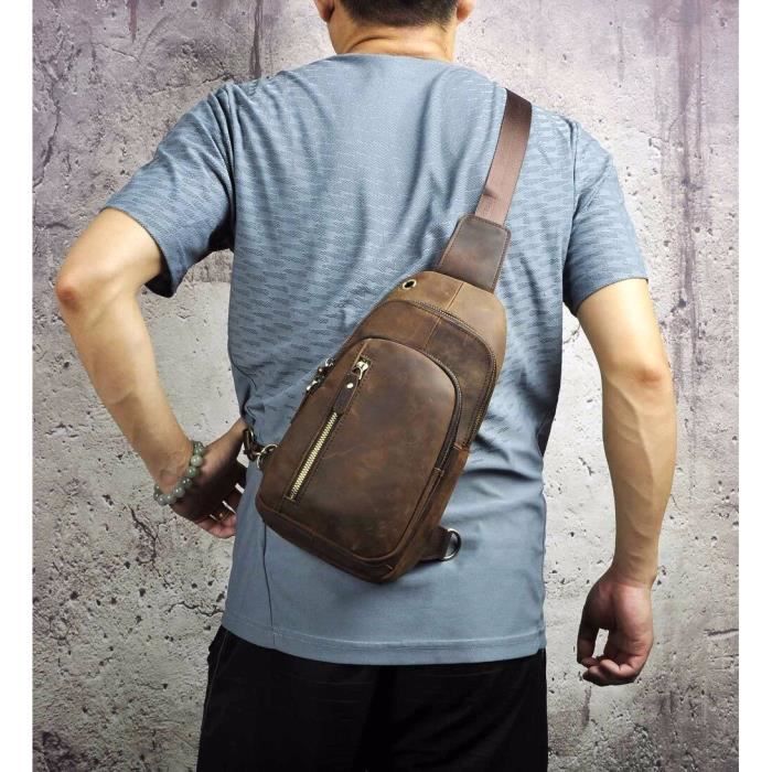 Sac triangle homme store