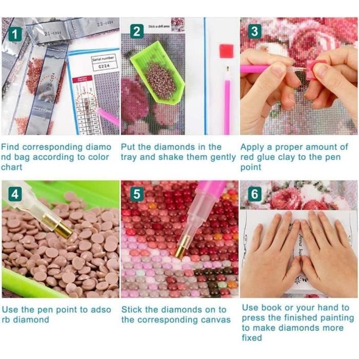 DIY 5D Diamond Painting Kits Full Drill, Cœur de feu de glace Broderie diamant peinture Grand point de croix enfant/adulte cristal strass Mosaïque Art Crafts for home wall decor Square drill,60x60cm