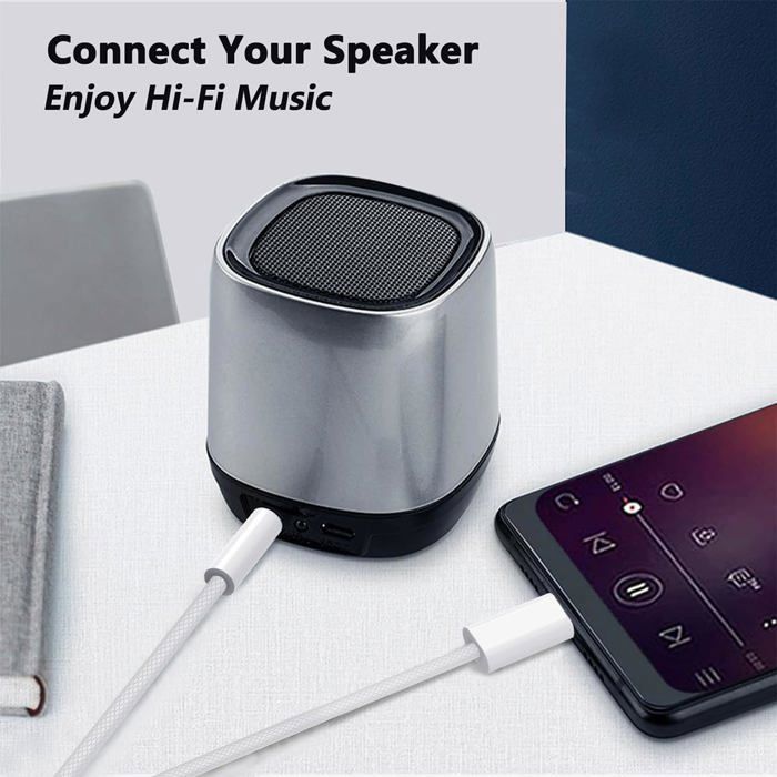 Câble USB C Vers Jack USB C Vers Auxiliaire Prise Jack 3 5mm Cable Aux Voiture Stéréo Audio Compatible Avec IPhone CABLE TELEPHONE - Informatique