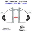 Mécanisme de Lève Vitre Électrique Arrière Gauche ET Droit SANS Moteur compatible avec Peugeot 407 - 1619992580 922385 922386-0