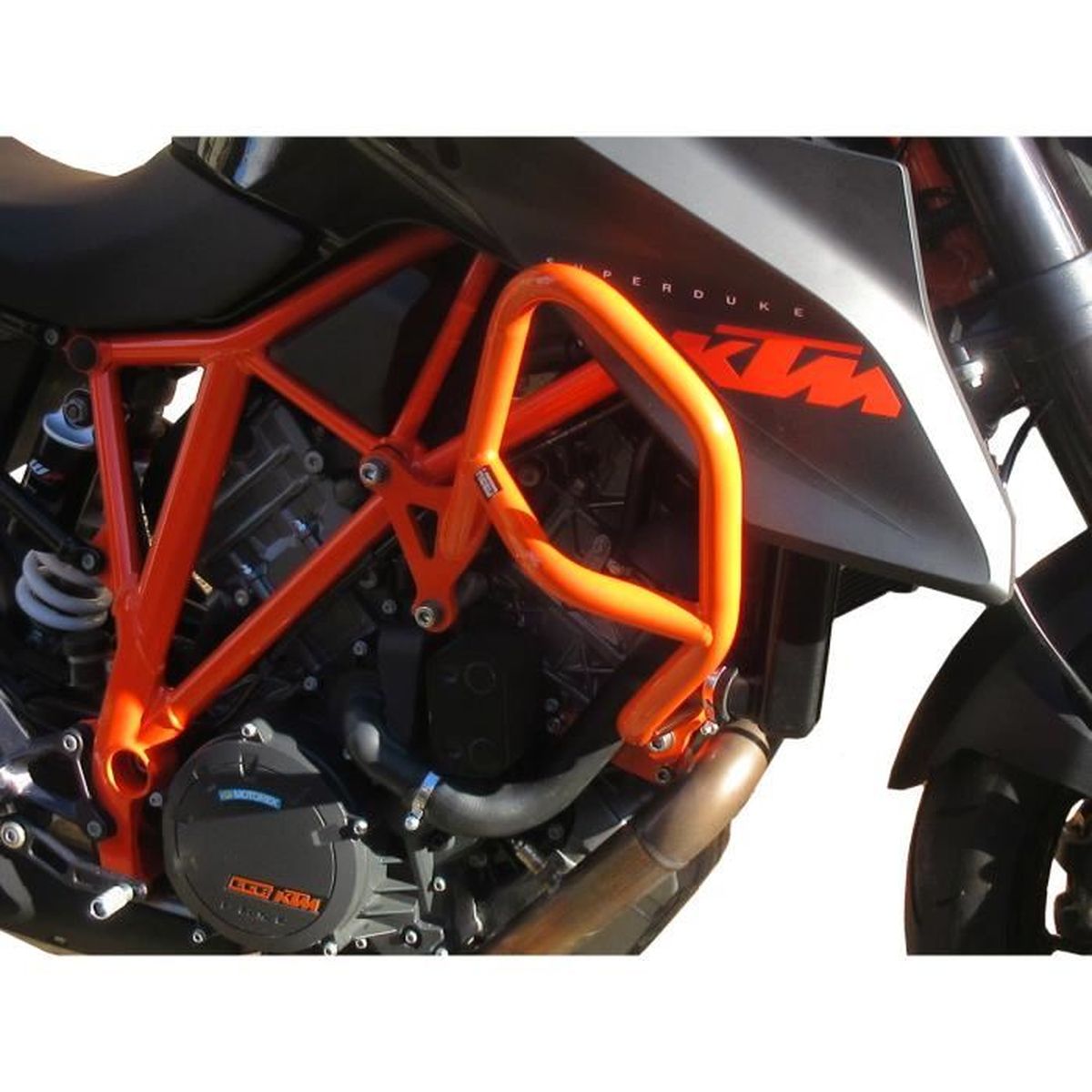 Crash Bars Pare carters Heed KTM 1290 SUPER DUKE R (2014 2016) orange Cdiscount Auto