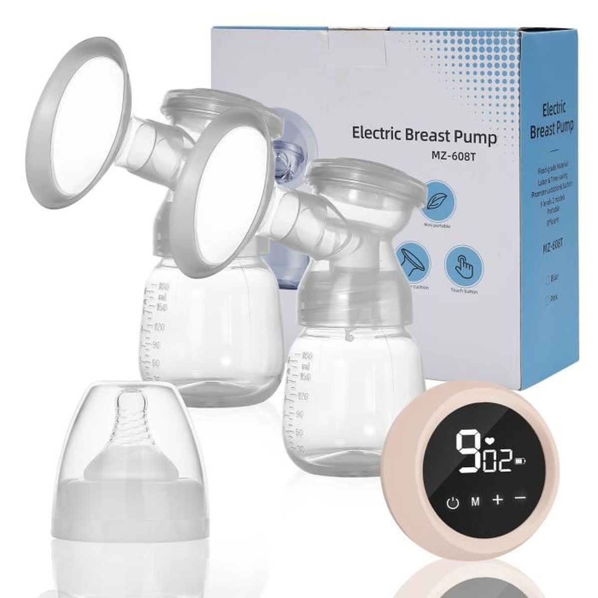TireLait Electrique Double Portable Bruit AntiReflux Pompe D