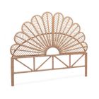 SWEEEK Tête de lit en rotin naturel L 140 x P6 x H115cm