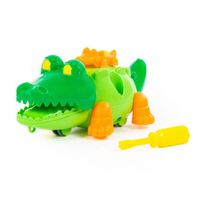 Polesie Blocs à empiler "Crocodile" pour enfants (17 pièces) (dans une pochette)