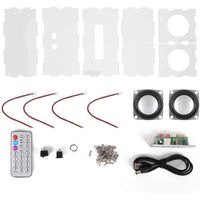Enceintes Bluetooth - Kit DIY 3W Mini MP3 Music Stereo Speaker - Blanc - Clair - Bluetooth