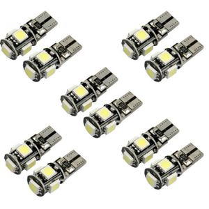 2x Canbus Sans Erreur 8 Smd Led Xénon HID Blanc Pur W5W T10 501 ampoules côté