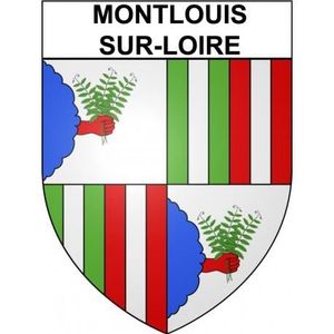 STICKERS Montlouis-sur-Loire 37 ville Stickers blason autoc