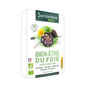 COMPLEMENTS ALIMENTAIRES - DIGESTION Santarome Bio Bien-Etre du Foie 20 ampoules