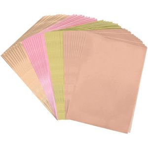 Lot de 60 feuilles de papier de soie pour emballage cadeau 50 x 50 cm Vert