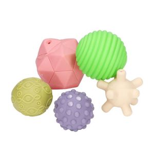 4 pcs Sharplace Balles Bébé Sensorielles Douce en Silicone de Sécurité sans BPA 