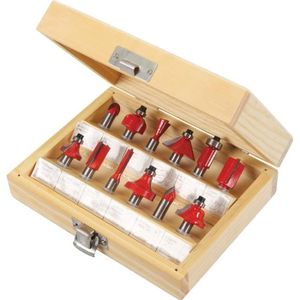 Fraises Défonceuse 8mm Fraise Droite Métrique pour Percer des Trous en Bois