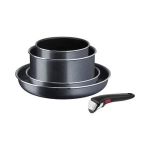 Batterie Cuisine Tefal Ingenio IH Brown 13 Pièces - Induction - Revêtement Titanium 6X