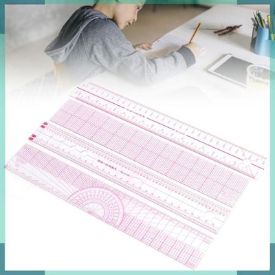 DKEROSS Lot De 13 Guides Règle T-shirt + Règle Souple, Ciseaux Et Crayons - Outil Alignement Précis Pour Sublimation Et Sérigraphie