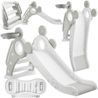 Sport1 Toboggan Enfant 3 marches Pliable Peu encombrant. Toboggan de Jardin pour Enfants 1-4 Ans