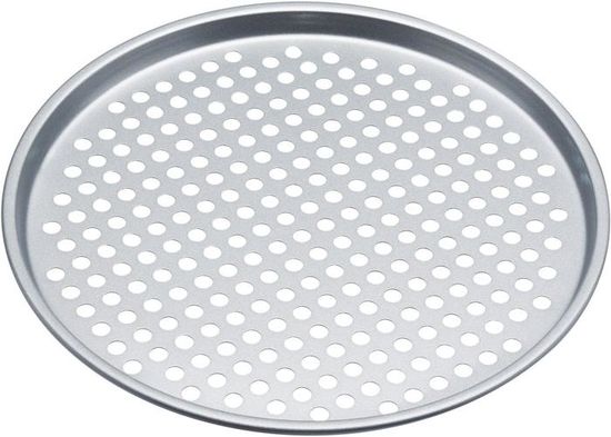 4 Plaques à Pizza En Acier Carbone 18 Cm – Revêtement Antiadhésif, Résistantes à 230°C, Idéales Pour Four, Pizzas, Gâteaux