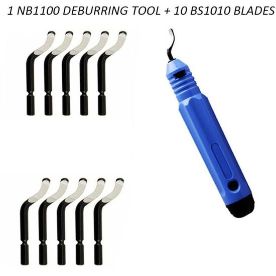 Outils Impression 3d Ebavureur Outil D'ébavurage, Burr Remover Kit Avec 10 BS1010 Lames De Rechange, Ebavurage Manuel 360 Rotatif Deburr Pour Impression 3d Aluminium 95929126 Fraise Diamantée Outils Impression 3d Ebavureur Outil D'ébavurage, Burr Remover Kit Avec 10 BS1010 Lames De Rechange, Ebavurage Manuel 360 Rotatif Deburr Pour Impression 3d Aluminium 95929126 Fraise Diamantée