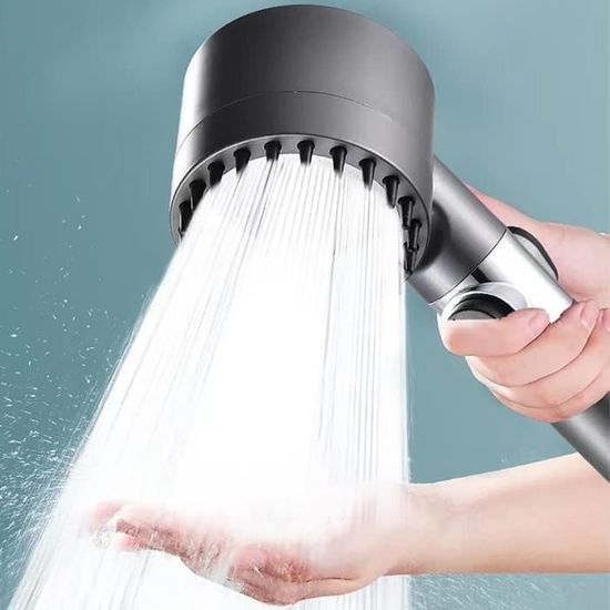 Pommeau De Douche Pluie Carré 30x30cm - Acier Inoxydable 304, 144 Buses Silicone Anti-calcaire - Haute Pression