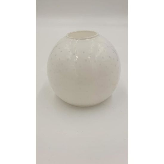 Abat-jour Sphérique Blanc 100 Mm Base G9 - Remplacement Pour Lustre Applique