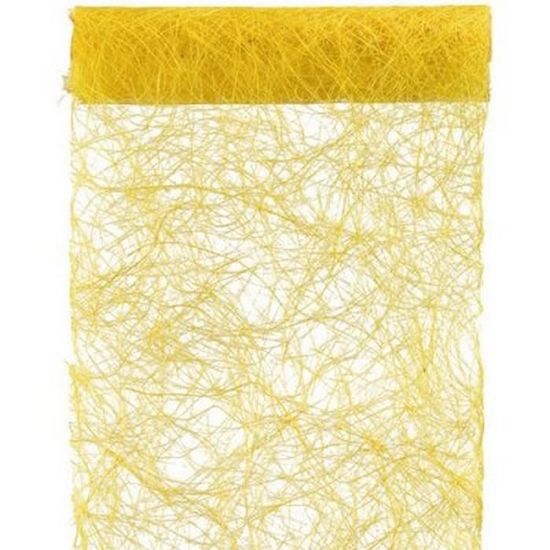 Chemin De Table Mariage Abaca Jaune Achat Vente Chemin De