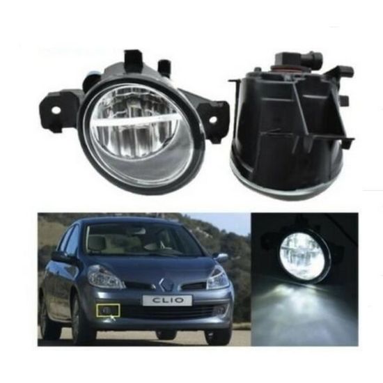 Phares antibrouillard LED pour Renault Clio 3
