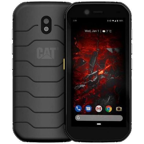 Téléphone portable - CATERPILLAR - S42 H+ - 32 Go - Noir - Double SIM - Android 10 - 5,5"