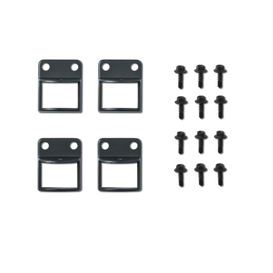 Kit De Fixation Universel Pour Coffre De Toit - 4 Pinces En U Acier - Largeur Intérieure 85 Mm