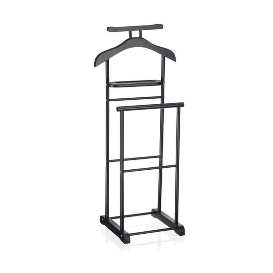Valet de chambre double portant naturel et noir