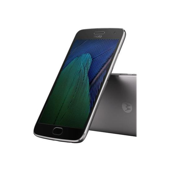 Motorola Moto G5 Plus Smartphone double SIM 4G LTE 32 Go microSDXC slot CDMA - GSM 5.2" 1 920 x 1 080 pixels (424 ppi) 12 MP…