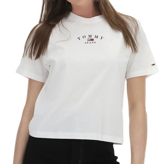 Tommy jeans t shirt best sale femme