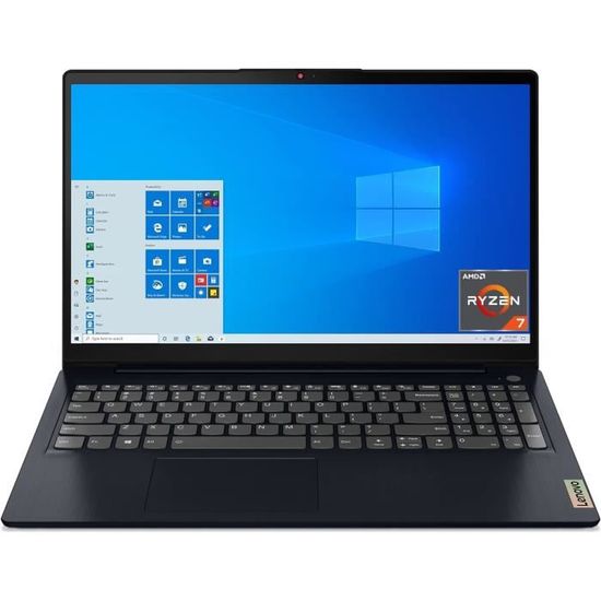 PC Portable Gamer 15.6" Win11 - Processeur AMD Ryzen 7 5700U, 32Go RAM, 1To SSD - Rétroéclairage Clavier Et Lecteur D'empreinte - 11