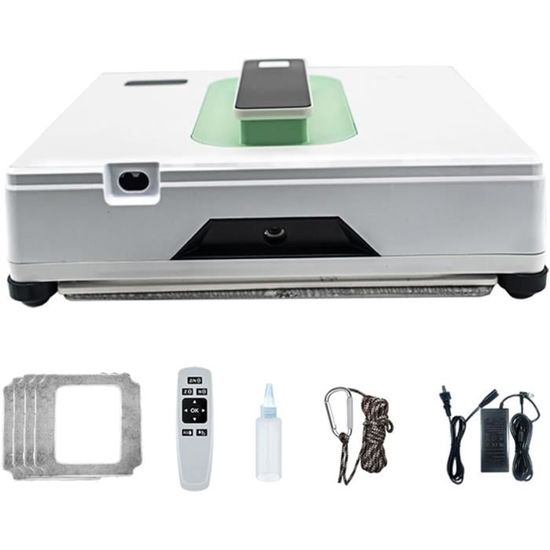 Schiuma Robot Nettoyeur De Vitres Avec Double Jet D'Eau, Réservoir De